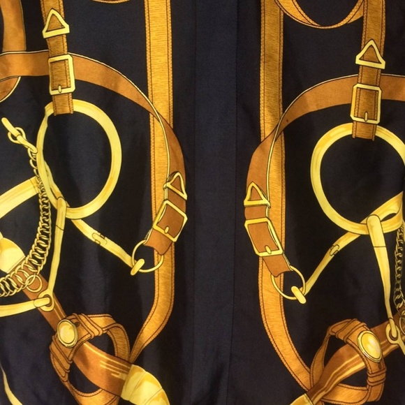 Hermes Printed Silk Sweater - Picture 3 of 4